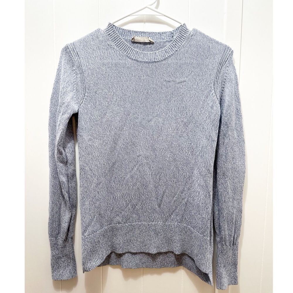 Everlane cotton crewneck sweater blue